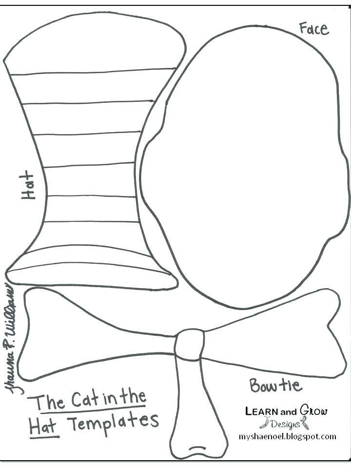 720x960 Dr Seuss Hat Coloring Page Coloring Pages Cat In The Hat Hat