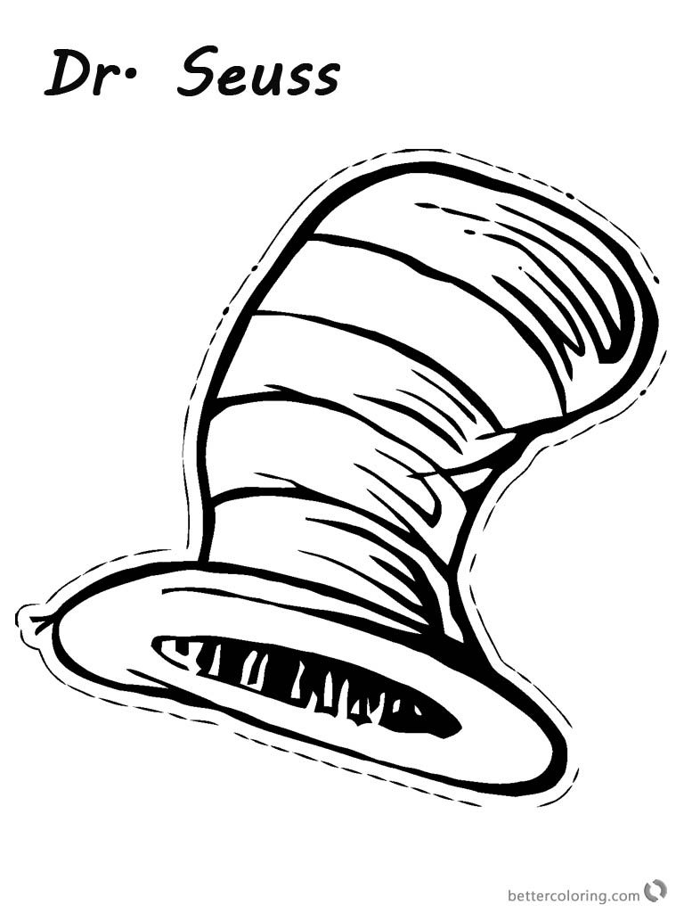 768x1024 Awesome Dr Seuss Hat Coloring Page 20