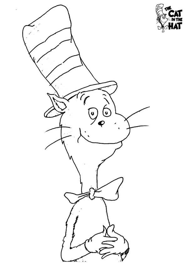 600x840 Cat The Hat Pictures To Color How To Draw Dr Seuss The Cat