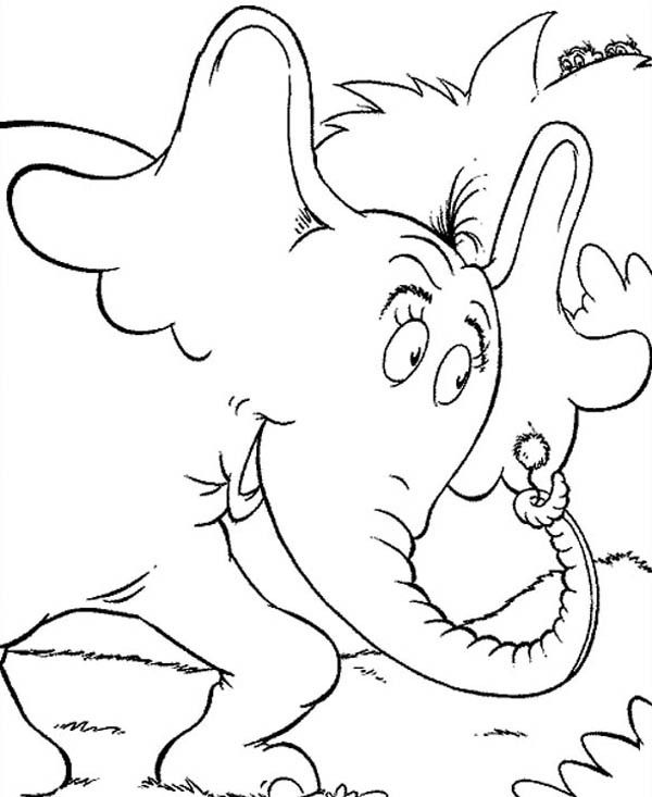 600x733 Horton Coloring Pages
