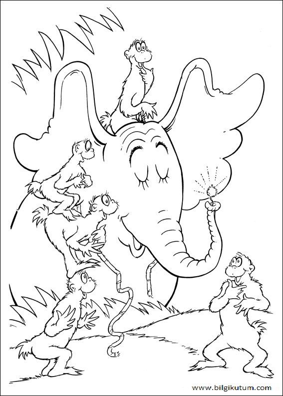 567x794 Horton Hears A Who! Coloring Pages To Print Dr. Seuss