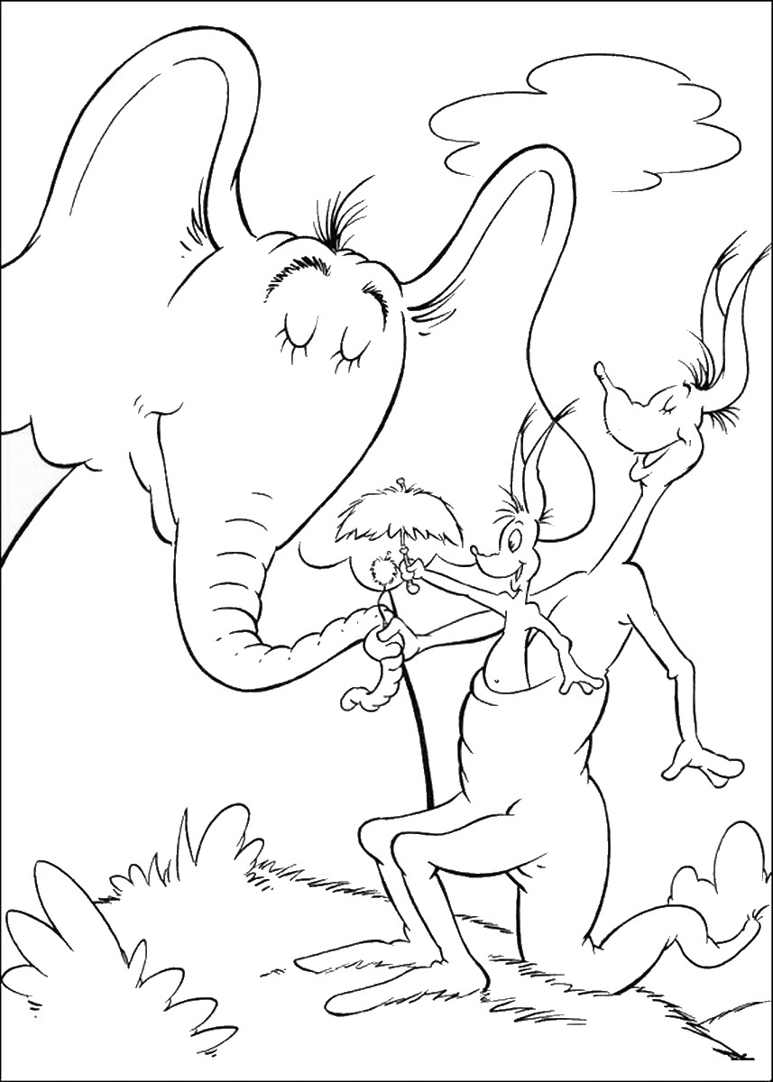 857x1200 Horton Hears A Who Coloring Pages