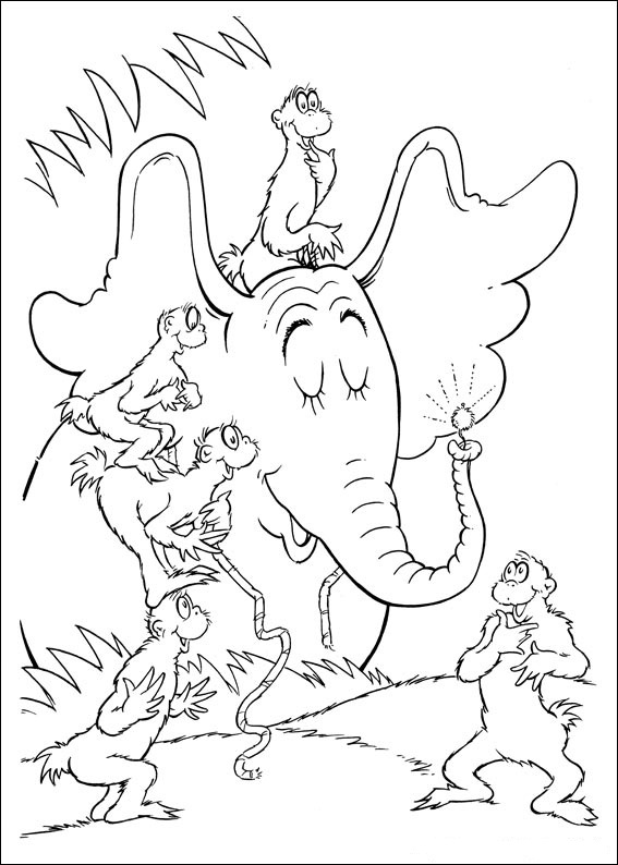 567x794 Dr Suess Coloring Pages Awesome Fun Coloring Pages Horton Dr Seuss