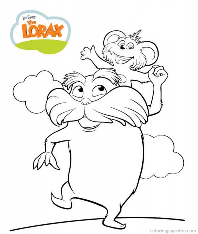 679x800 Dr. Seuss Lorax Coloring Pages