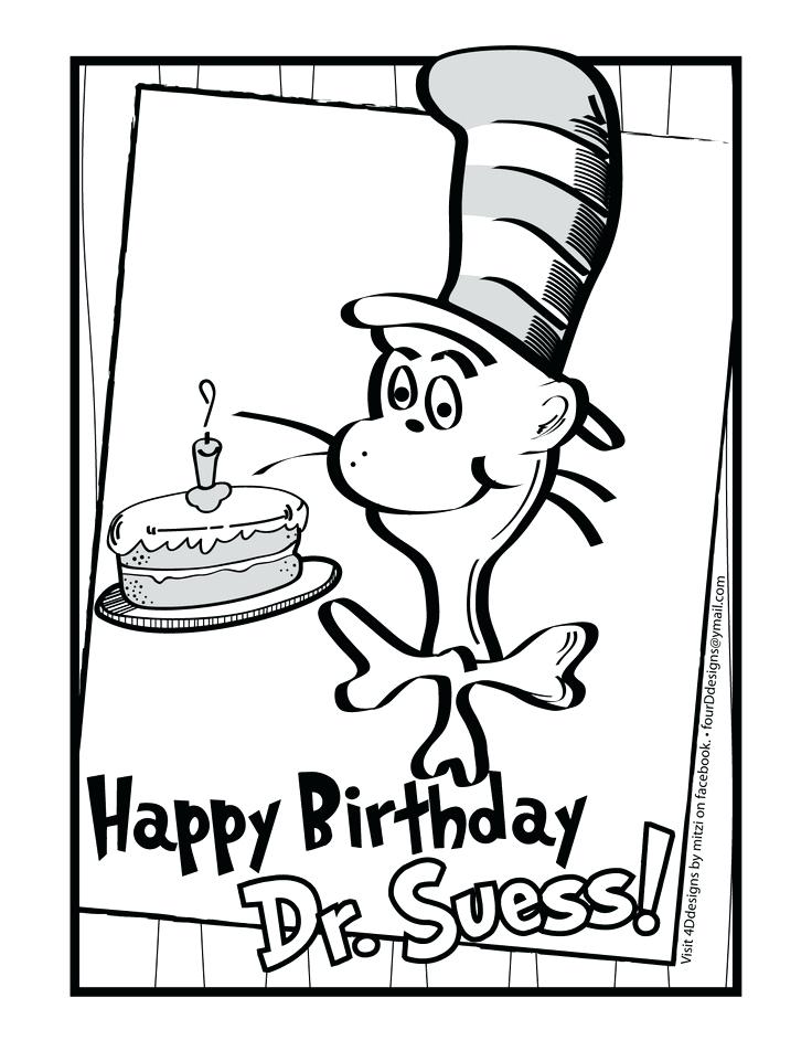 736x952 Dr Seuss Free Printable Coloring Pages For Printable Bookmarks