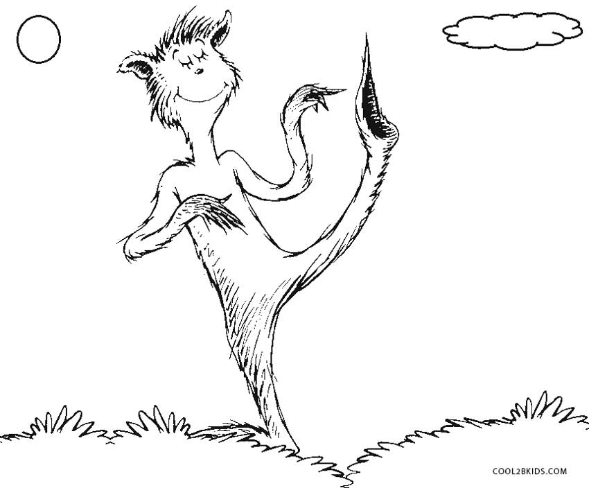 850x704 Dr Seuss Characters Coloring Pages Free Printable Dr Seuss