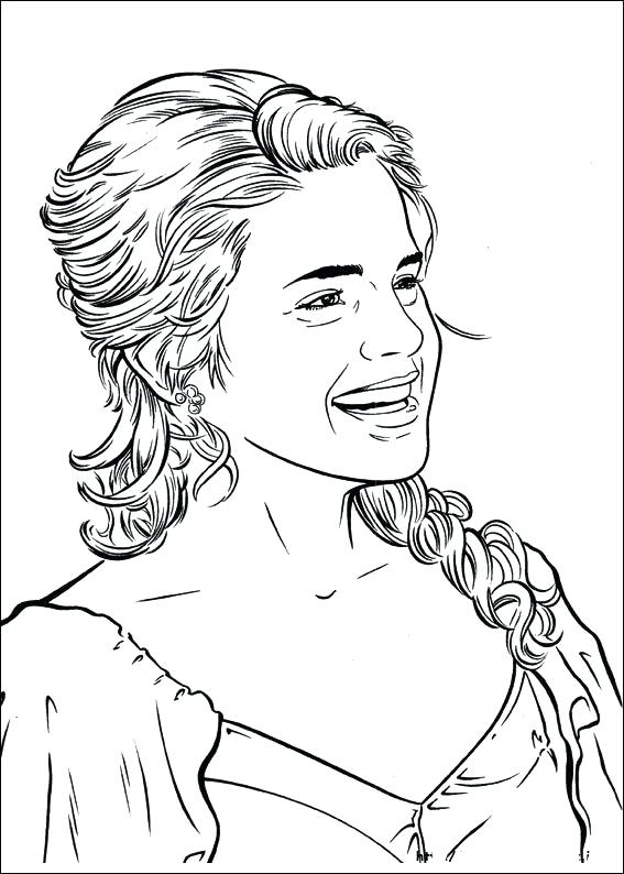 567x794 Draco Malfoy Coloring Pages