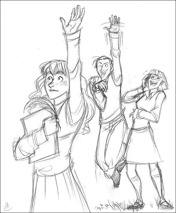 572x694 Hermione Granger. Pansy Parkinson. Draco Malfoy. Death Eaters