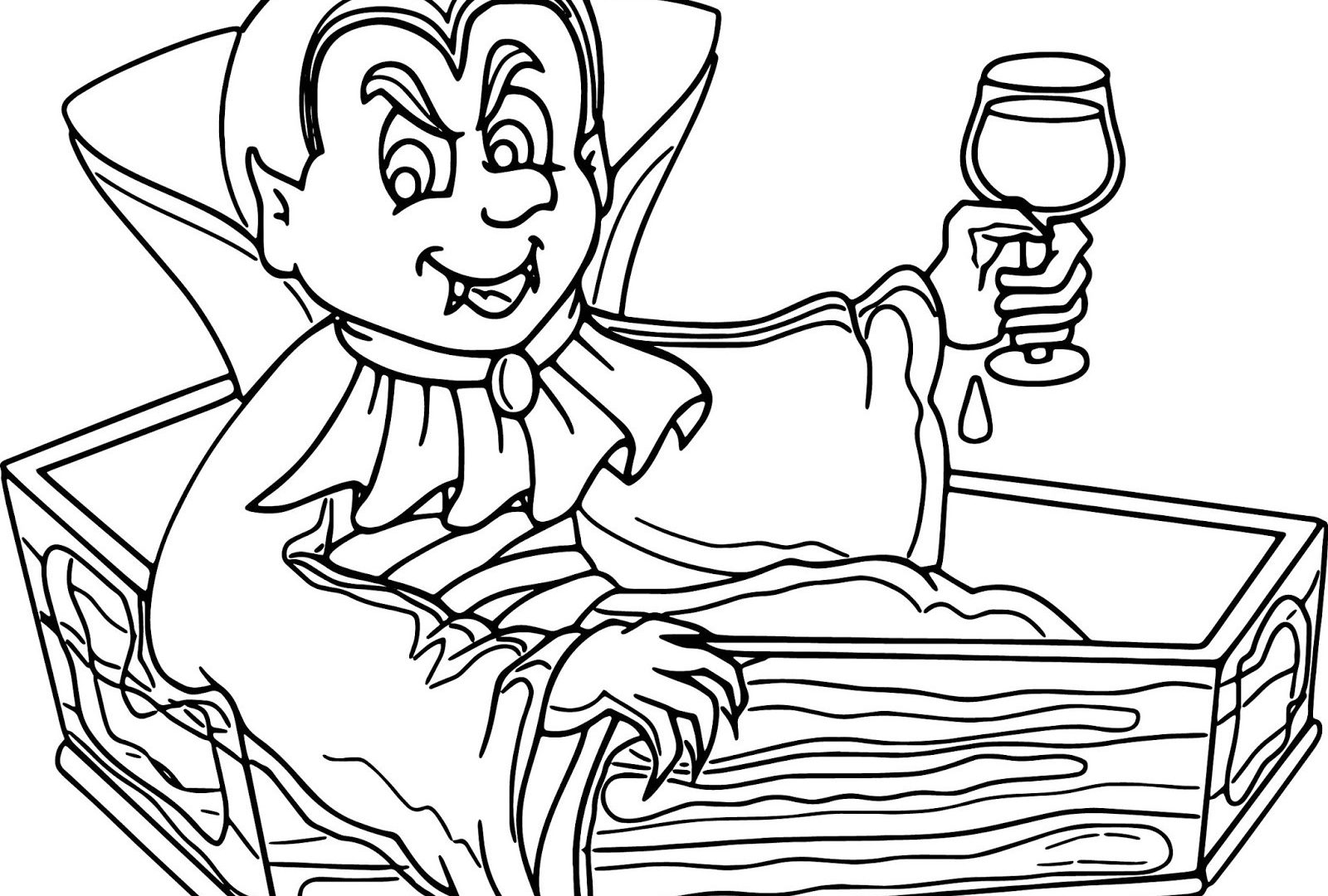 1600x1080 Dracula Coloring Pages Frightening Hotel Little Red Riding Hood