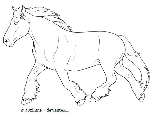 488x369 Draft Horse Coloring Pages Draft Horse Coloring Pages Draft By
