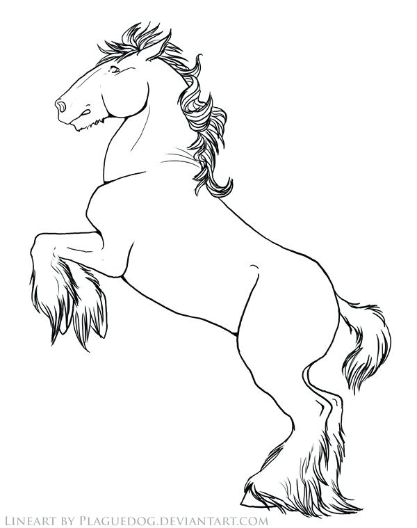 600x759 Breyer Coloring Pages Coloring Pages Rearing Draft Horse By