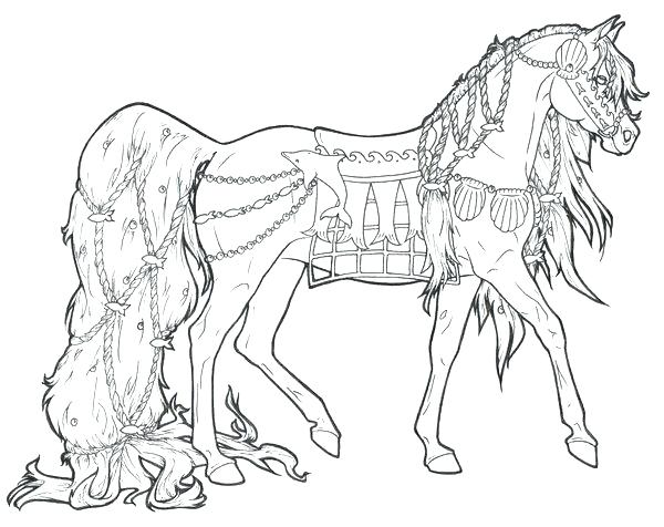 600x476 Draft Horse Coloring Pages Animal Coloring Beautiful Draft Horse