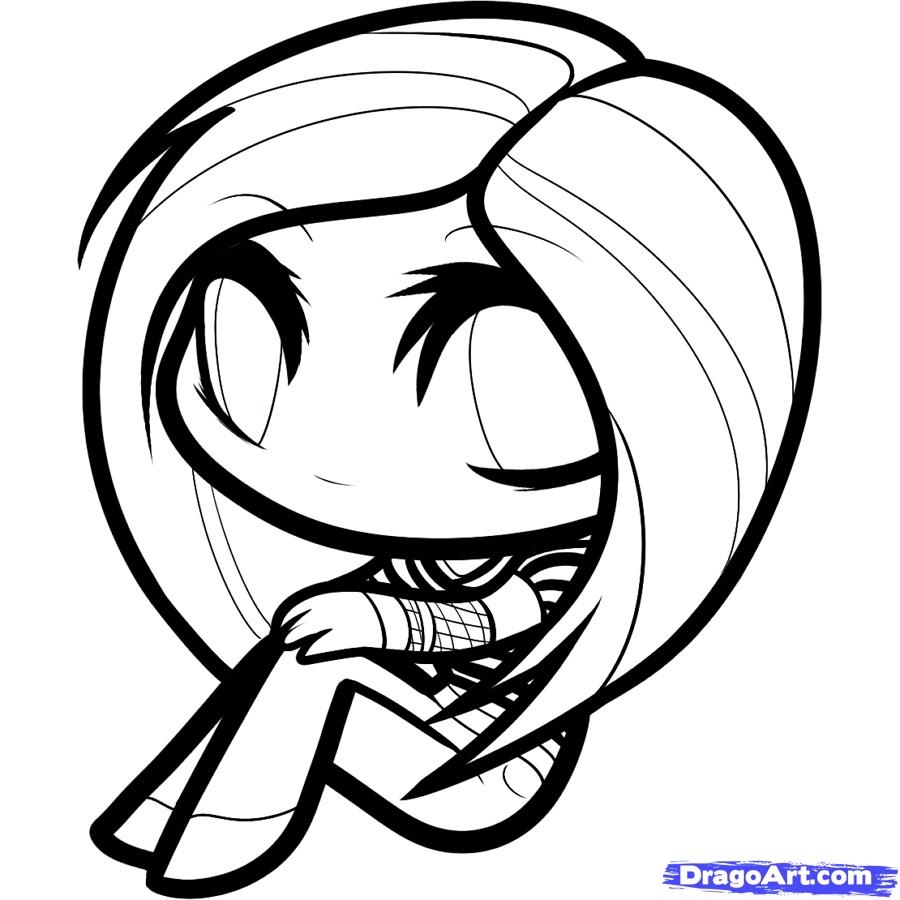 900x900 Dragoart Chibi Coloring Pages Free Free Coloring Sheets