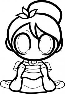 210x302 How To Draw Chibi Disney Princess Chibi And Princess
