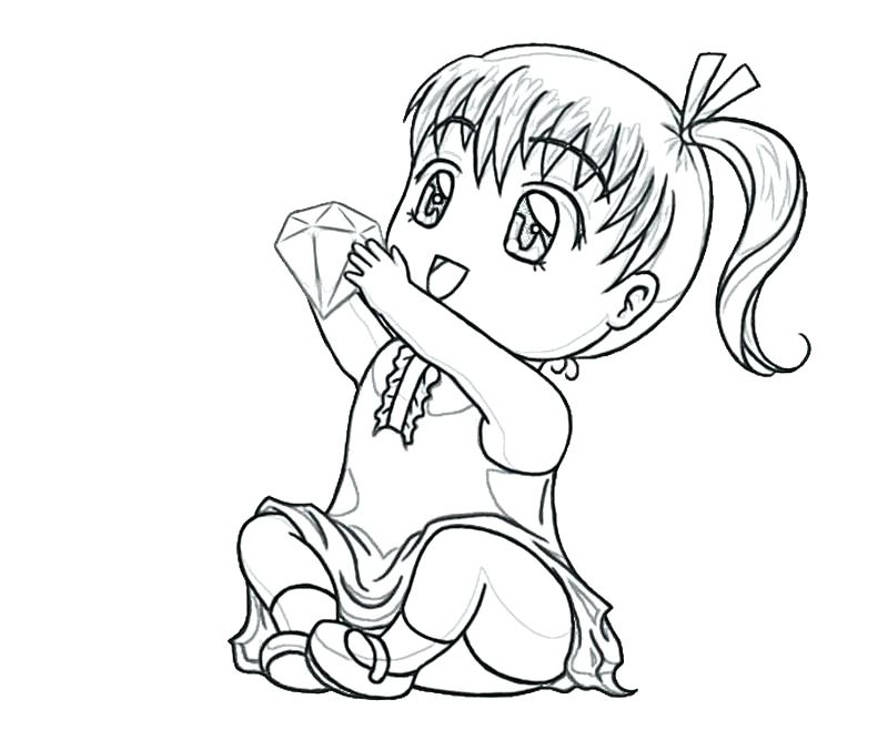800x667 Chibi Coloring Page On Anime And Girl Coloring Pages Anime Chibi