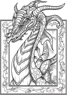 236x333 Dragons Make A Photo Gallery Dragon Coloring Pages For Adults