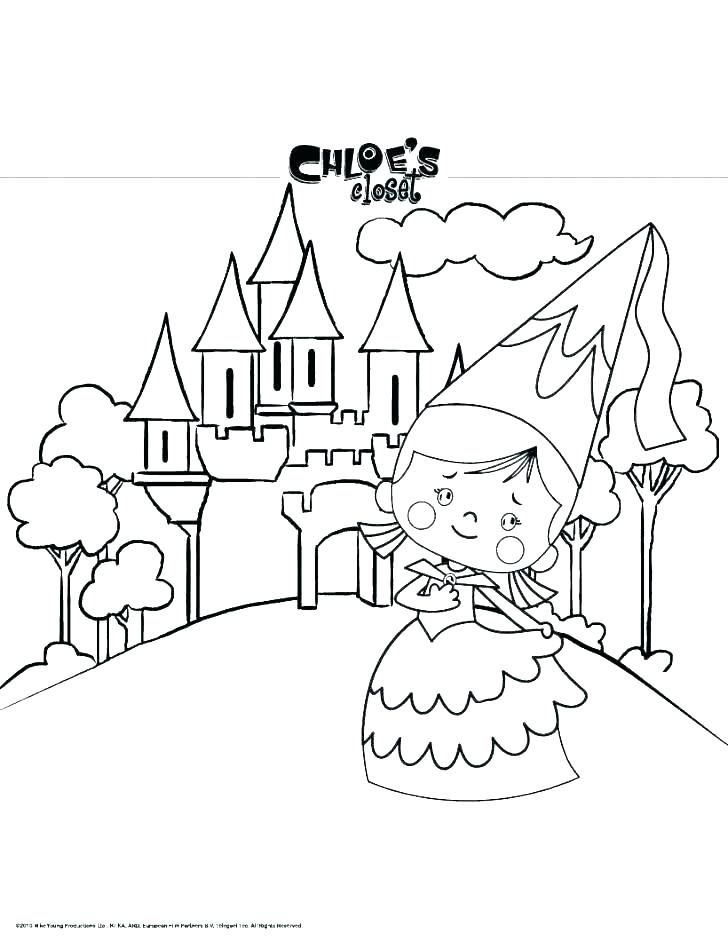 728x941 Castles Coloring Pages Knights Castles Coloring Pages