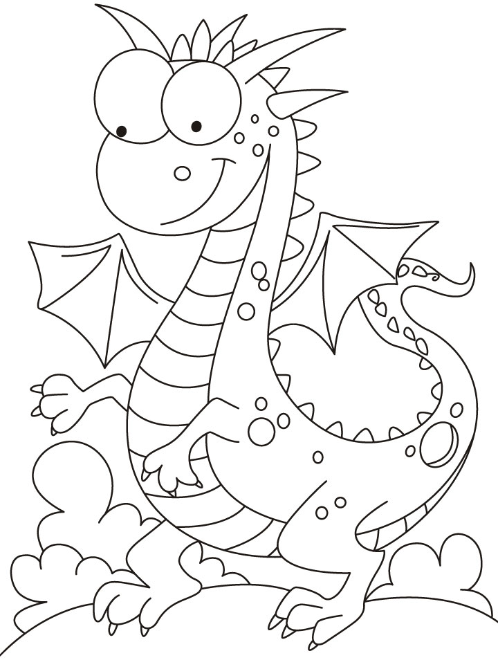 720x954 Castle And Dragon Coloring Pages Color Bros