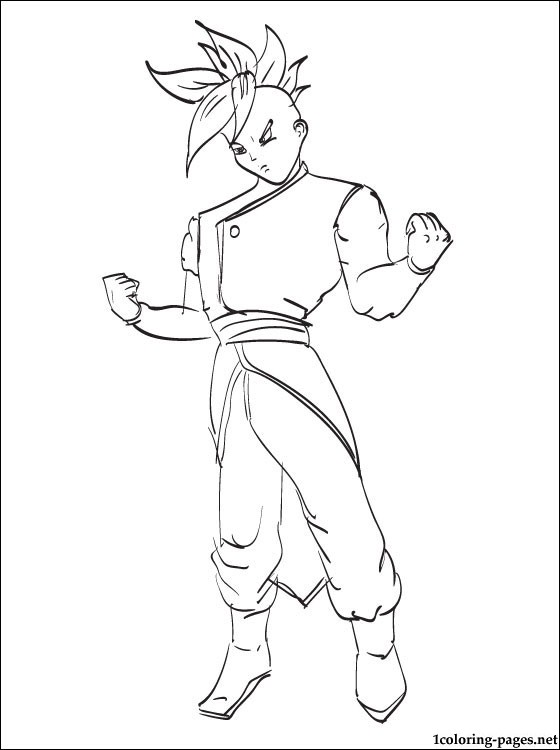 560x750 Majin Buu Coloring Pages