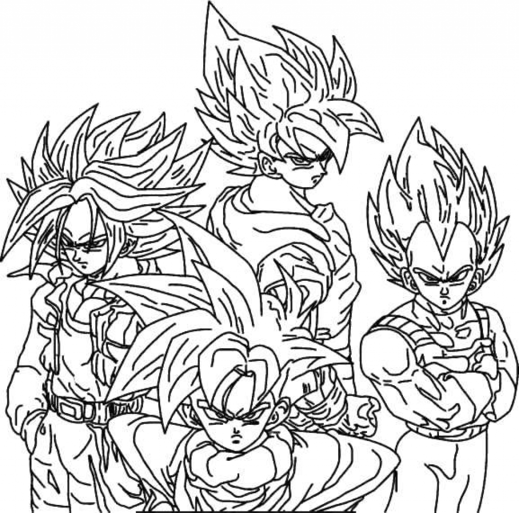 Dragon Ball Gt Coloring Pages