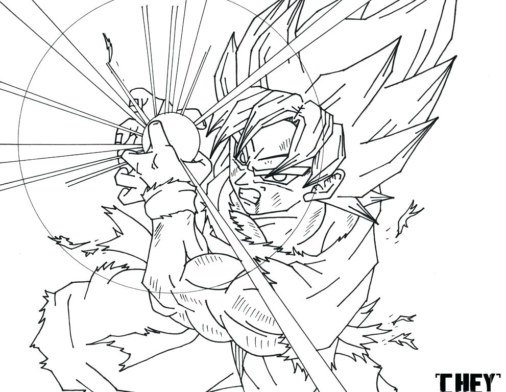 991x768 Goku Coloring Page Coloring Games Coloring Dragon Ball Z Coloring