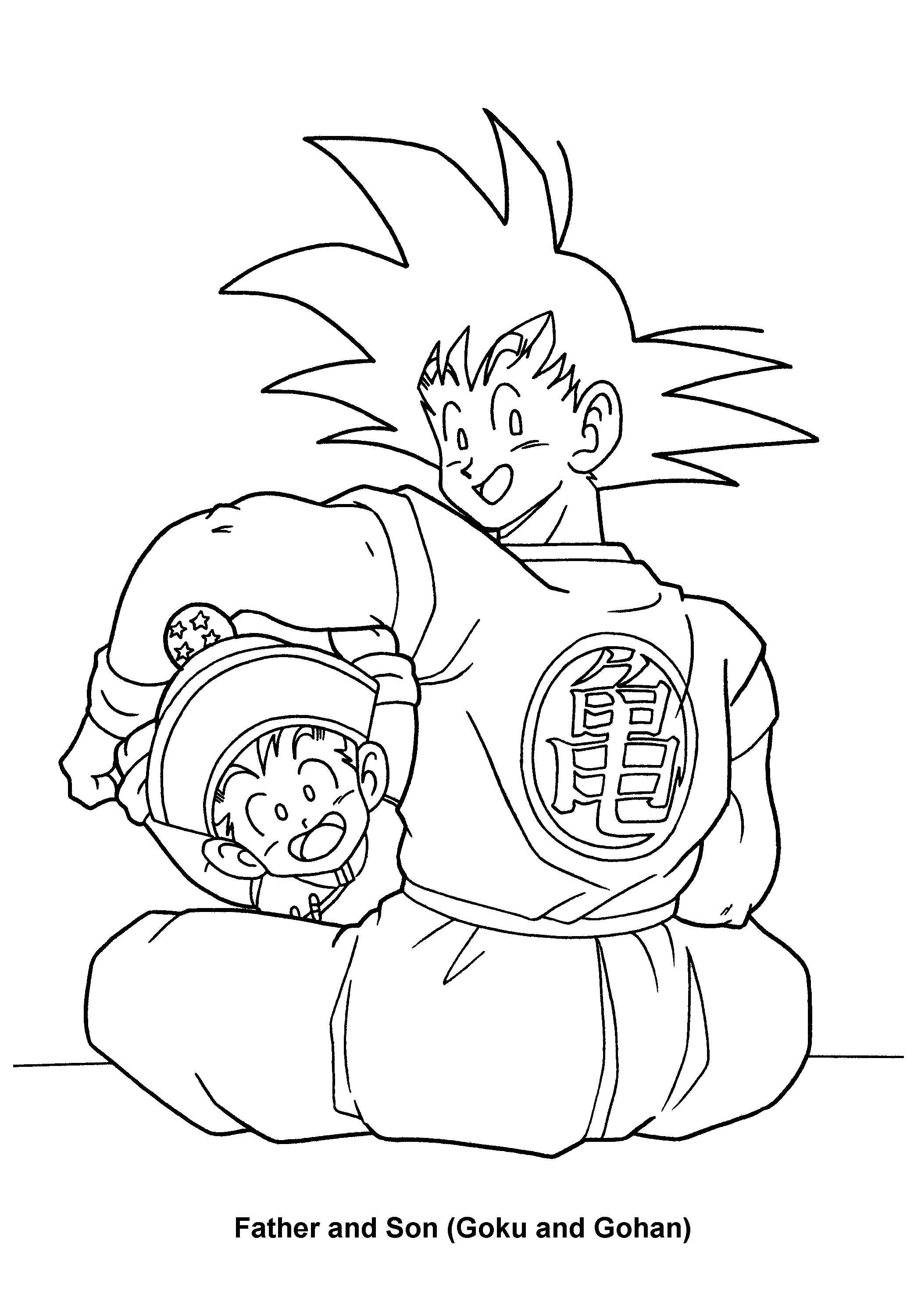 2100x3000 Stupefying Dragon Ball Z Coloring Pages Printable Your Kids Will