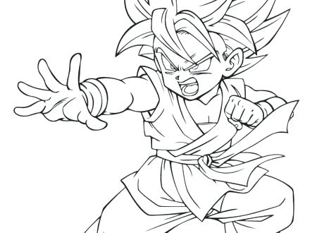 440x330 Vegeta Coloring Pages Coloring Page Dragon Ball Z Super Coloring