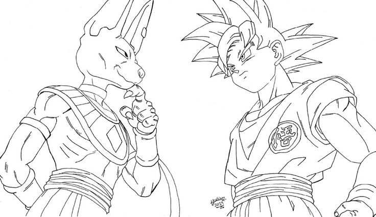 736x425 Dragon Ball Z Coloring Pages 14 My Coloring Pages