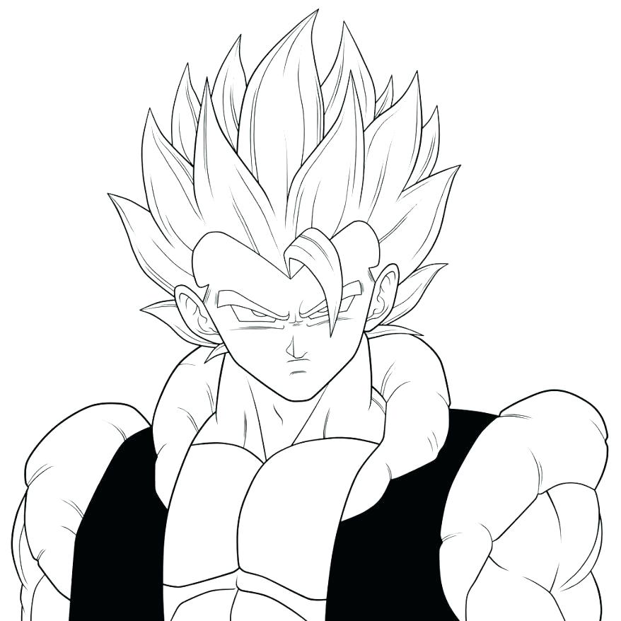 878x878 Coloring Page Dragon Ball Z Coloring Page Best Pages Super 5