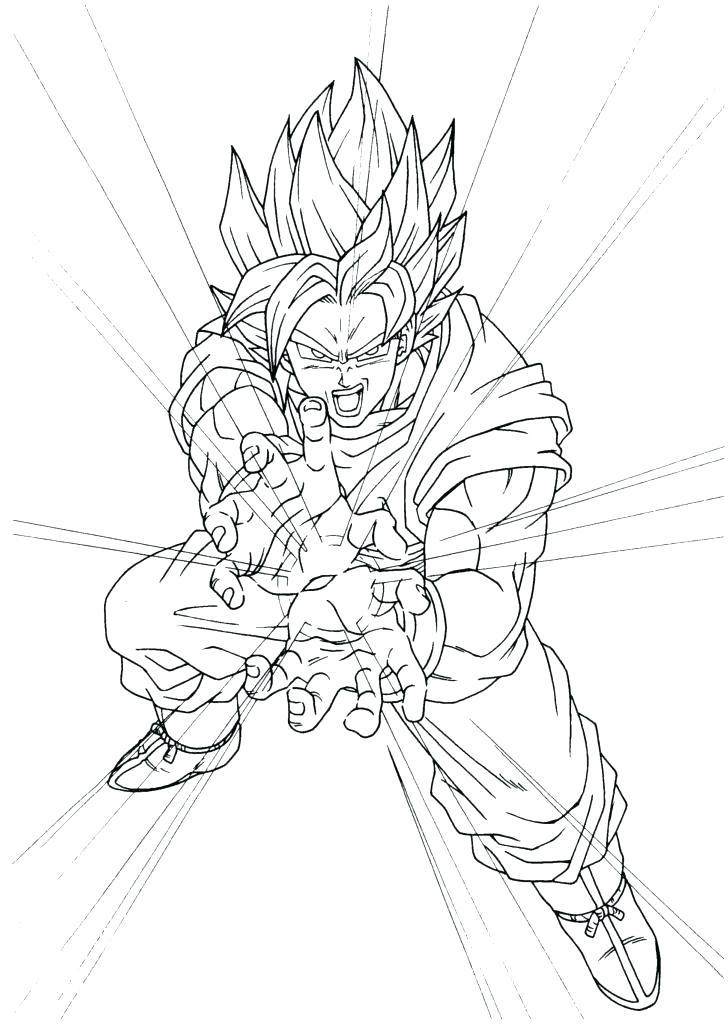 728x1025 Dragon Ball Z Coloring Pages Super Saiyan 5