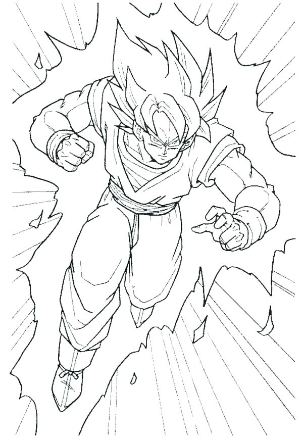 600x869 Dragon Ball Coloring Pictures Ing Dragon Ball Z Coloring Pages