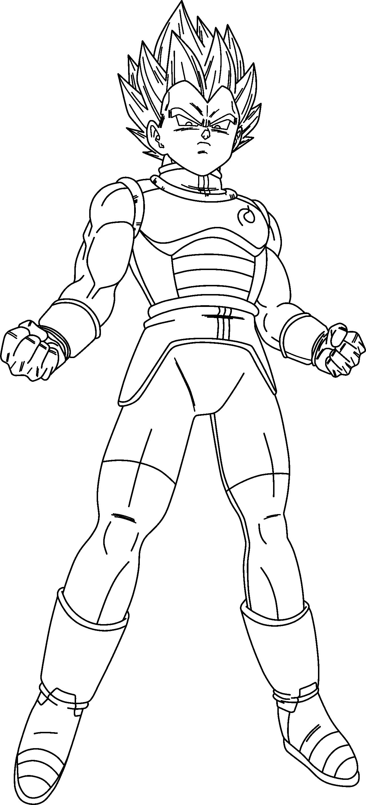 1280x2817 Dragon Ball Z Coloring Page Goku Super Saiyan 5 Simple God Pages