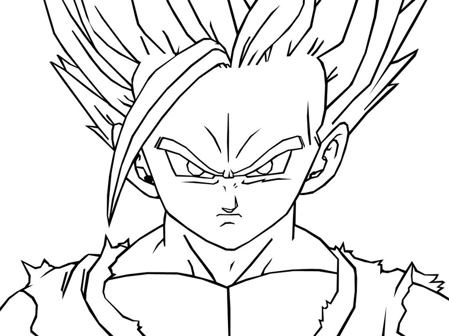900x675 Dragon Ball Z Coloring Pages Great Dragon Ball Z Printable