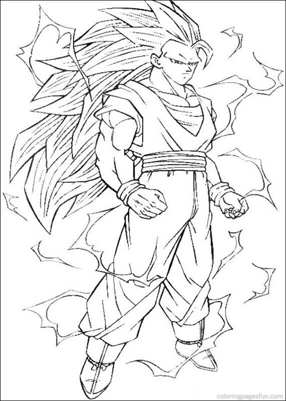 571x800 Dragon Ball Z Coloring Pages,wallpapers,pictures Coloring