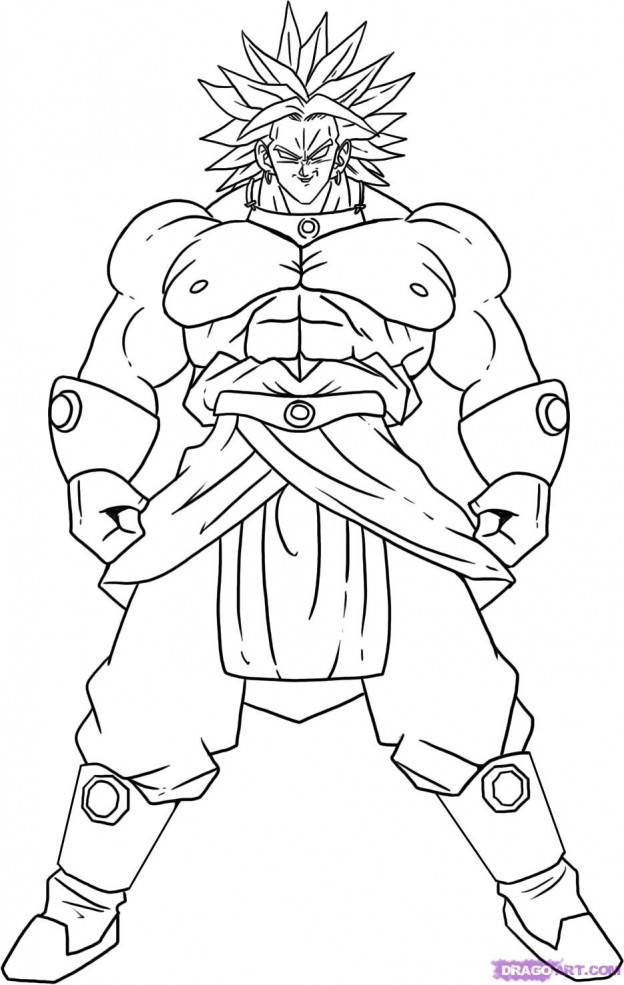 Dragon Ball Z Coloring Pages To Print