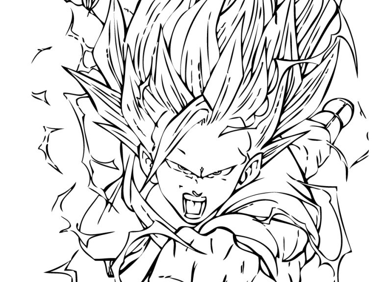 787x576 Dragon Ball Z Coloring Pages 360coloringpages