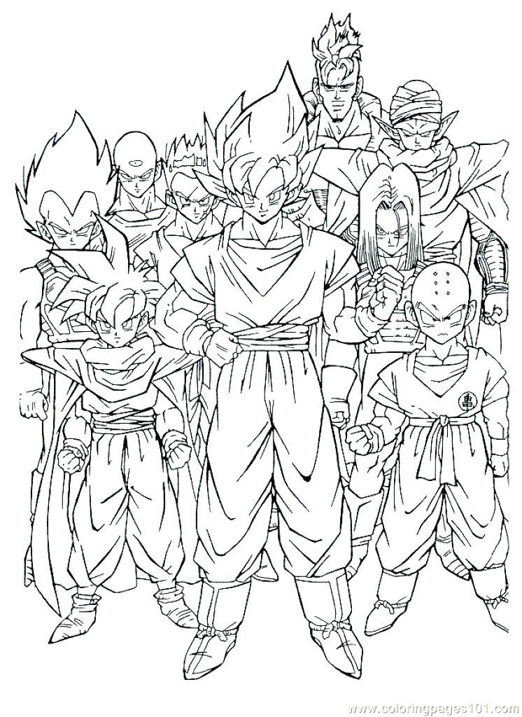 746x1024 Dragon Ball Z Gt Colouring Pages Printable Coloring Dragon Ball Z
