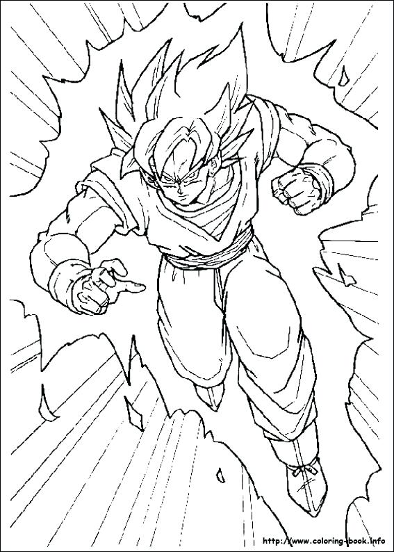 567x794 Fresh Dragon Ball Z Color Pages For Dragon Ball Z Coloring Picture
