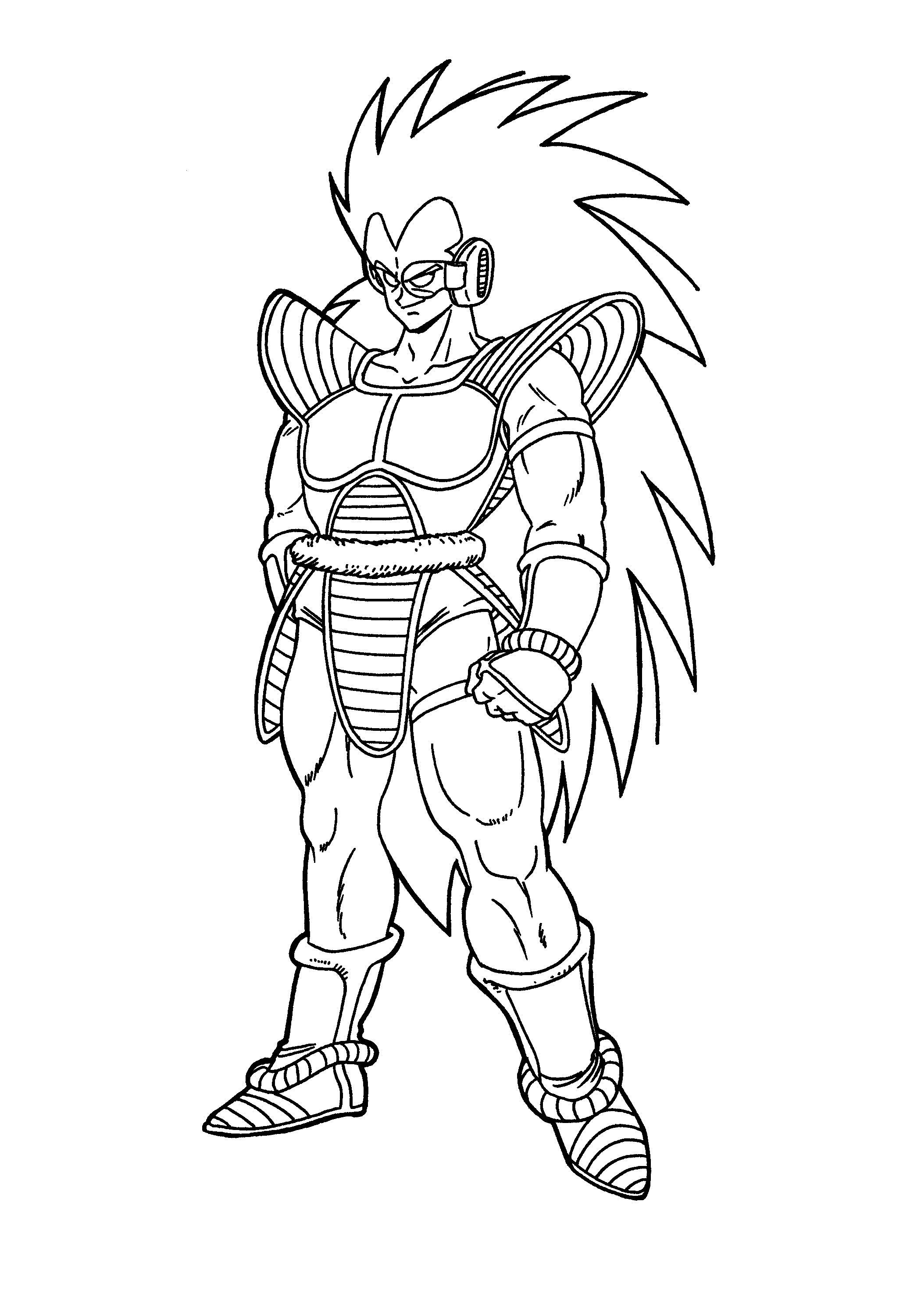 2100x3000 Coloring Pages Of Dragon Ball Z Characters Best Of Free Printable