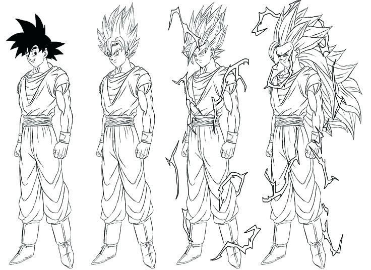 736x536 Dragon Ball Z Color Pages Cliptext.co