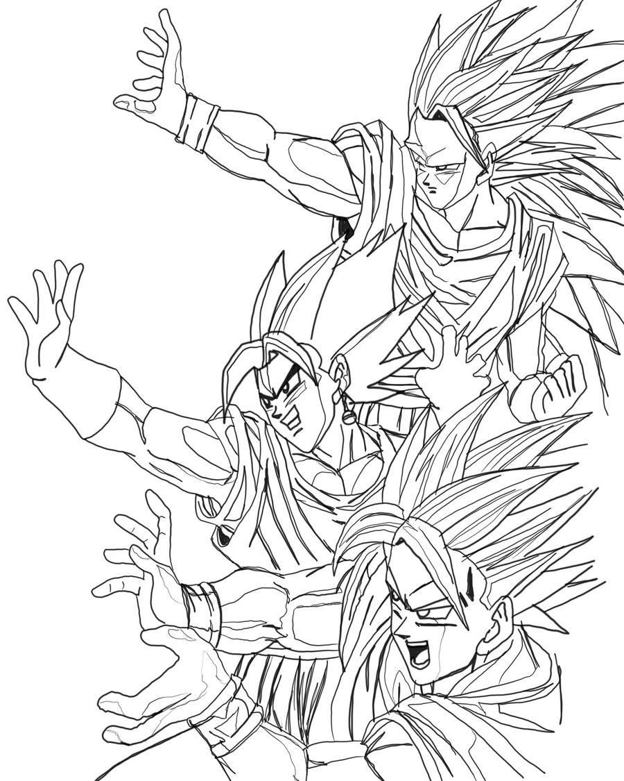 900x1125 Printable Dragon Ball Z Coloring Pages Gohan Copy Prixducommerce