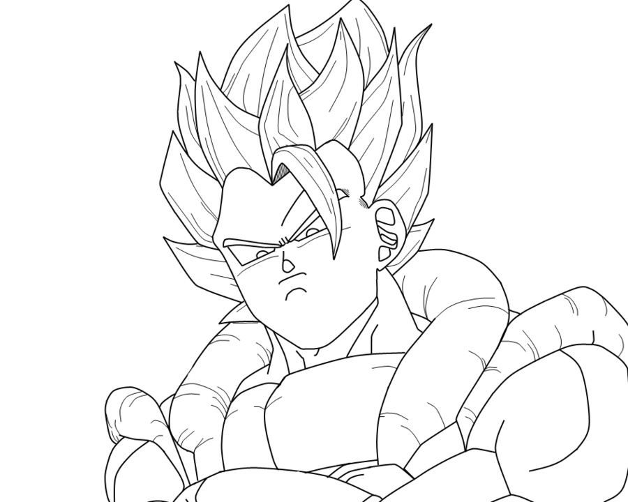 Dragon Ball Z Goku Super Saiyan Coloring Pages