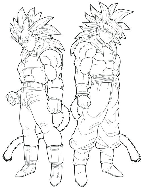 500x656 Dragonball Z Coloring Pages Dragon Ball Z Coloring Pages Super 4 1