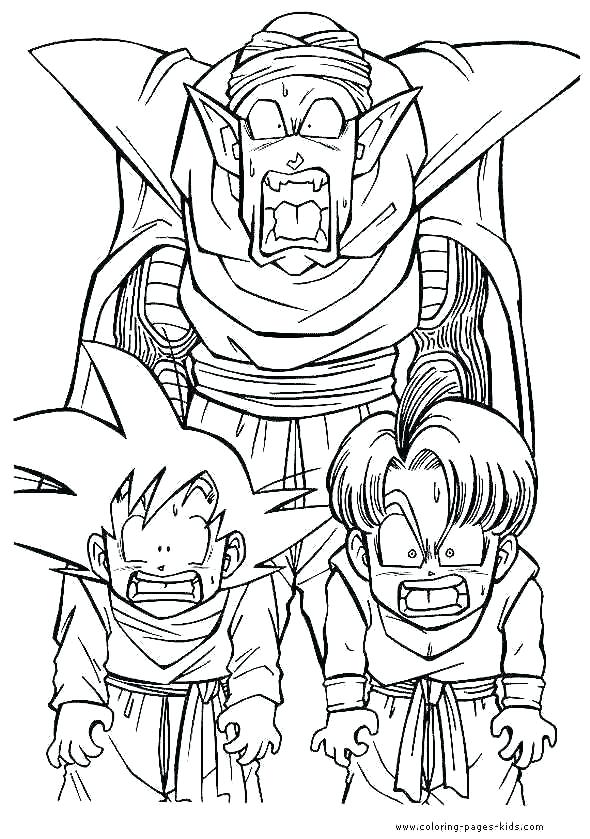 590x839 Printable Dragon Ball Z Coloring Pages Dragon Ball Coloring Pages