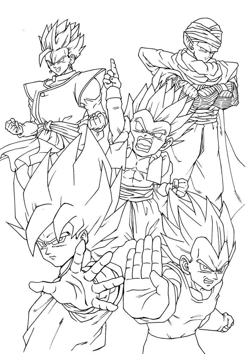 850x1211 4ib4gg85t To Dragon Ball Super Coloring Pages