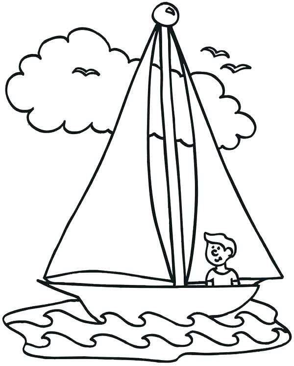 600x745 Boat Coloring Pages Chic And Creative Boat Coloring Pages 2
