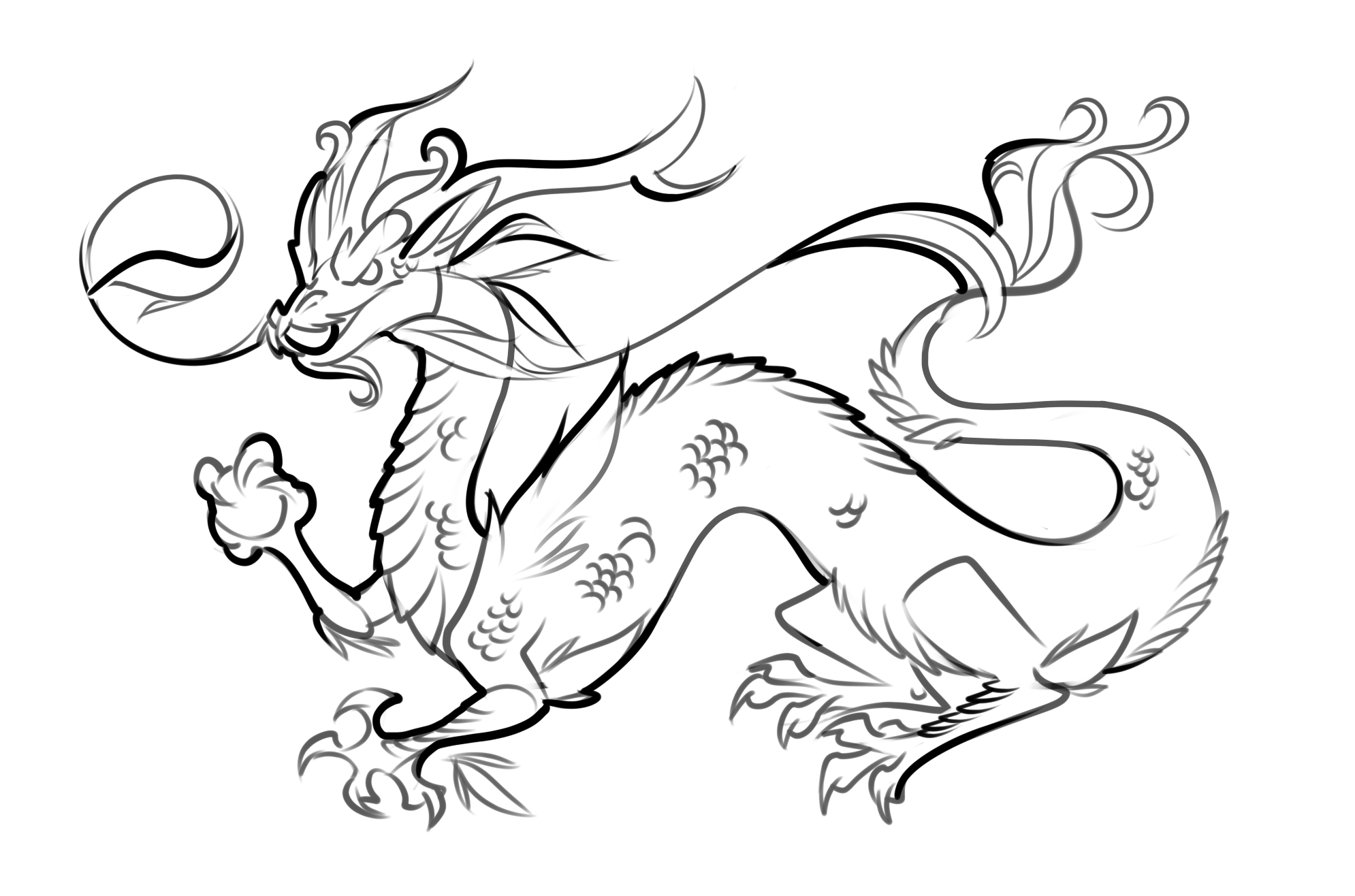 1990x1316 Quality Dragon Images To Color Printable Coloring Pages For Kids
