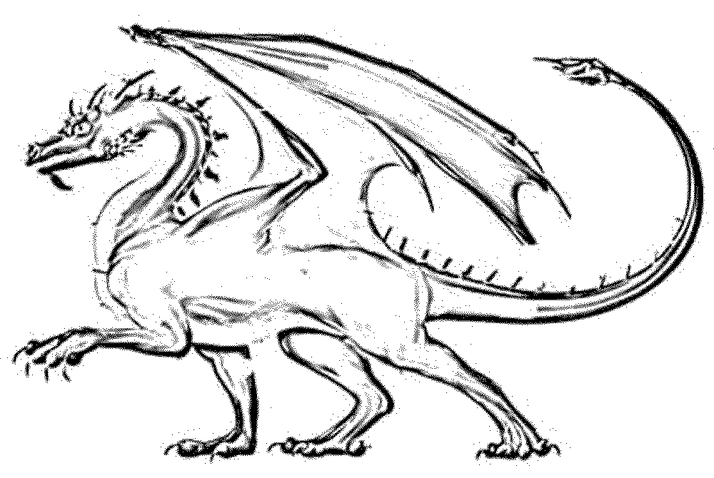 1000x670 Dragon Coloring Pages For Kids