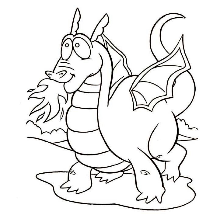 700x707 Dragon Template