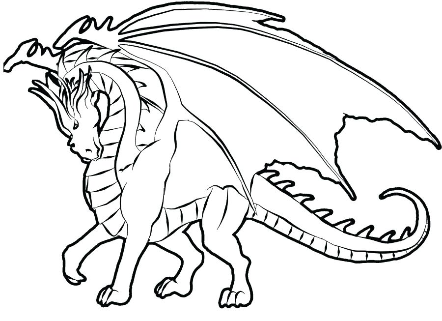 900x653 Heavenly Dragon Printable Coloring Pages Preschool For Beatiful
